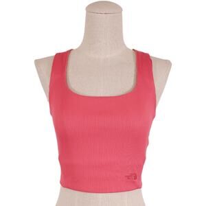 The North Face Ruby Hill Rib Knit Tank Coral Pink Sz Extra Small